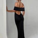 Robe De Soiree Dos Nu En V Noir S