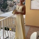 Robe De Soiree Dos Nu Longue En Satin Sexy