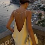 Robe De Soiree Dos Nu Longue En Satin Sexy 3