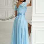 Robe De Soiree En Tulle Chic Longue Princesse 13