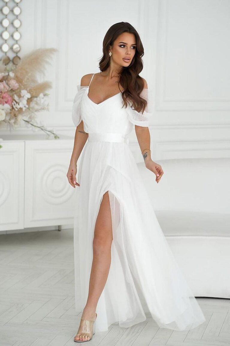 Robe De Soiree En Tulle Chic Longue Princesse