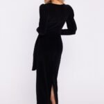 Robe De Soiree En Velours Chic Manche Longue 6