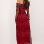 Robe De Soiree Fleurie Longue Epaules Denudees 7