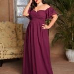 Robe De Soiree Grande Taille Bordeaux 4
