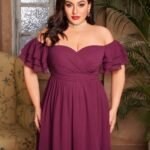 Robe De Soiree Grande Taille Bordeaux 5