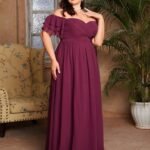 Robe De Soiree Grande Taille Bordeaux Bordeaux 0xl