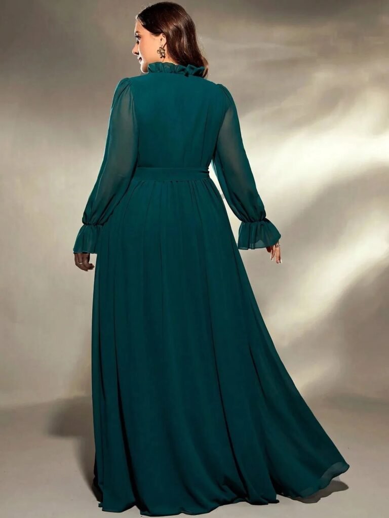 Robe De Soiree Grande Taille Verte