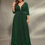 Robe De Soiree Grande Taille Verte Pour Mariage