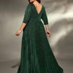 Robe De Soiree Grande Taille Verte Pour Mariage 2