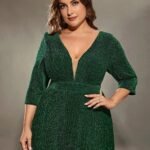 Robe De Soiree Grande Taille Verte Pour Mariage 3