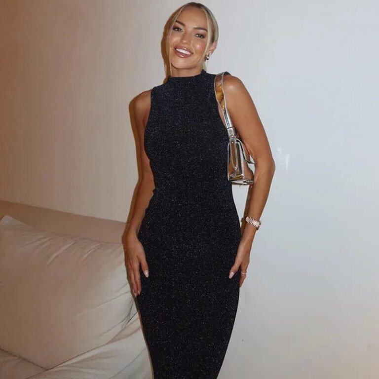 Robe De Soiree Longue Chic Sans Manches 2