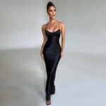 Robe De Soiree Longue Dos Nu Noir S