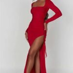 Robe De Soiree Longue Fendue