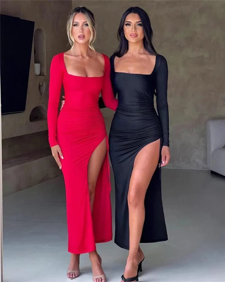 Robe De Soiree Longue Fendue 7