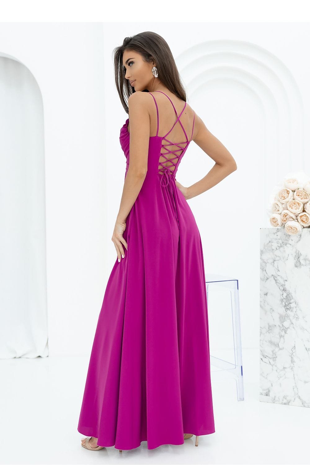 Robe De Soiree Longue Fendue Chic 17