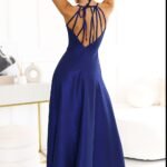 Robe De Soiree Longue Fendue Lacage Au Dos