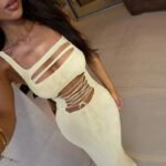 Robe De Soiree Longue Moulante Avec Lacage 2