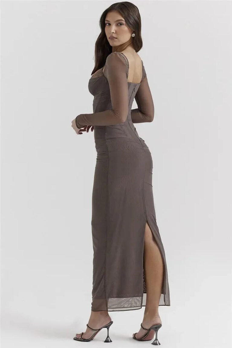 Robe De Soiree Manche Longue 2