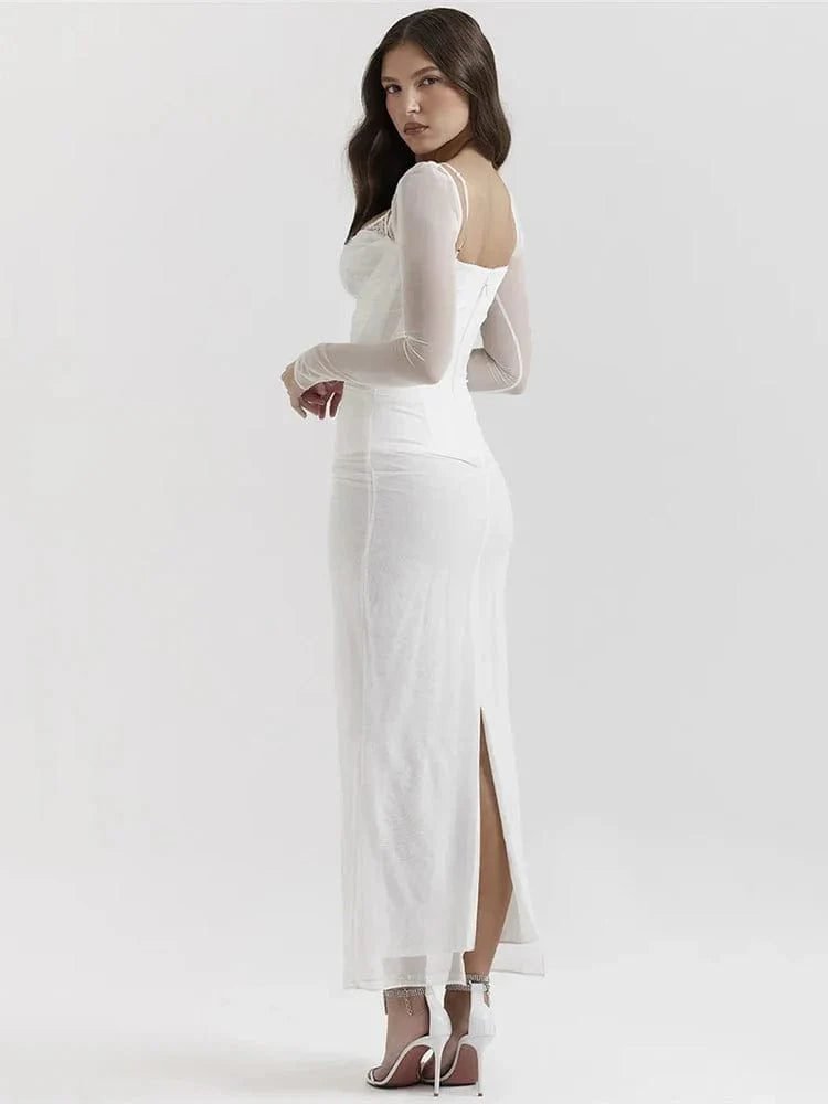 Robe De Soiree Manche Longue 6