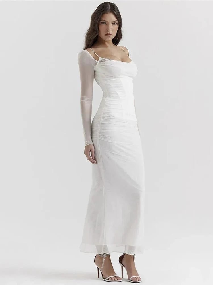 Robe De Soiree Manche Longue 7