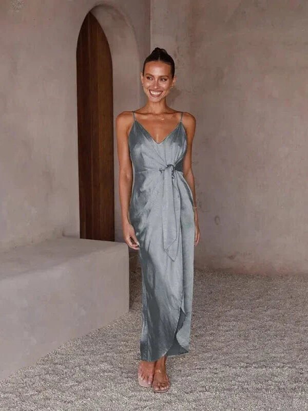 Robe De Soiree Mariage Argentee Argentee S