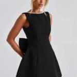 Robe De Soiree Mariage Dos Nu Chic Noire 3