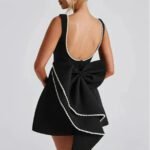 Robe De Soiree Mariage Dos Nu Chic Noire Noir S