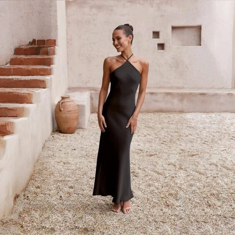 Robe De Soiree Mariage Dos Nu Noire 3