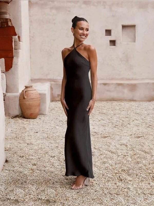 Robe De Soiree Mariage Dos Nu Noire Noir S