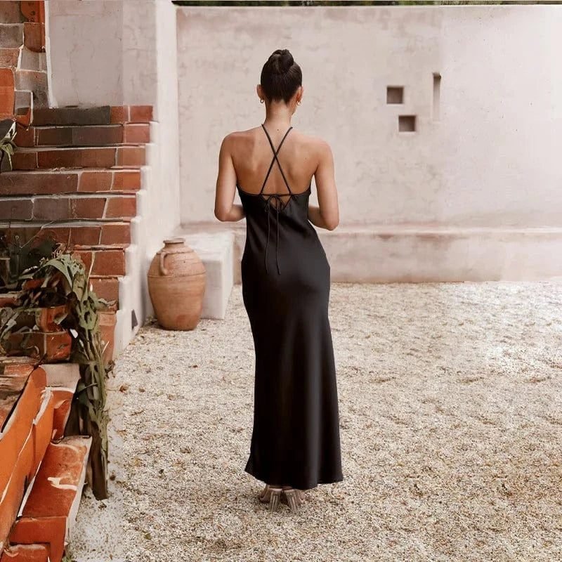 Robe De Soiree Mariage Dos Nu Noire