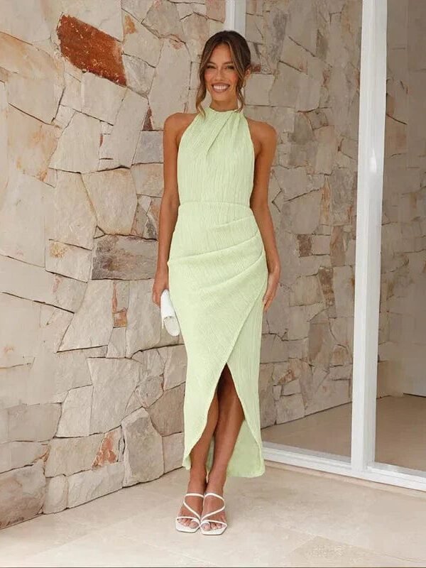 Robe De Soiree Mariage Dos Nu Vert Clair S