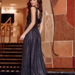 Robe De Soiree Mariage Longue Fendue Sans Manches 13