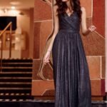 Robe De Soiree Mariage Longue Fendue Sans Manches 14