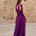 Robe De Soiree Mariage Longue Fendue Sans Manches 23