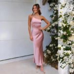 Robe De Soiree Mariage Rose Poudre Rose Poudre S
