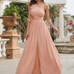 Robe De Soiree Mariage Sexy Rose Poudre