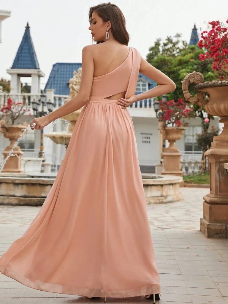 Robe De Soiree Mariage Sexy Rose Poudre 6