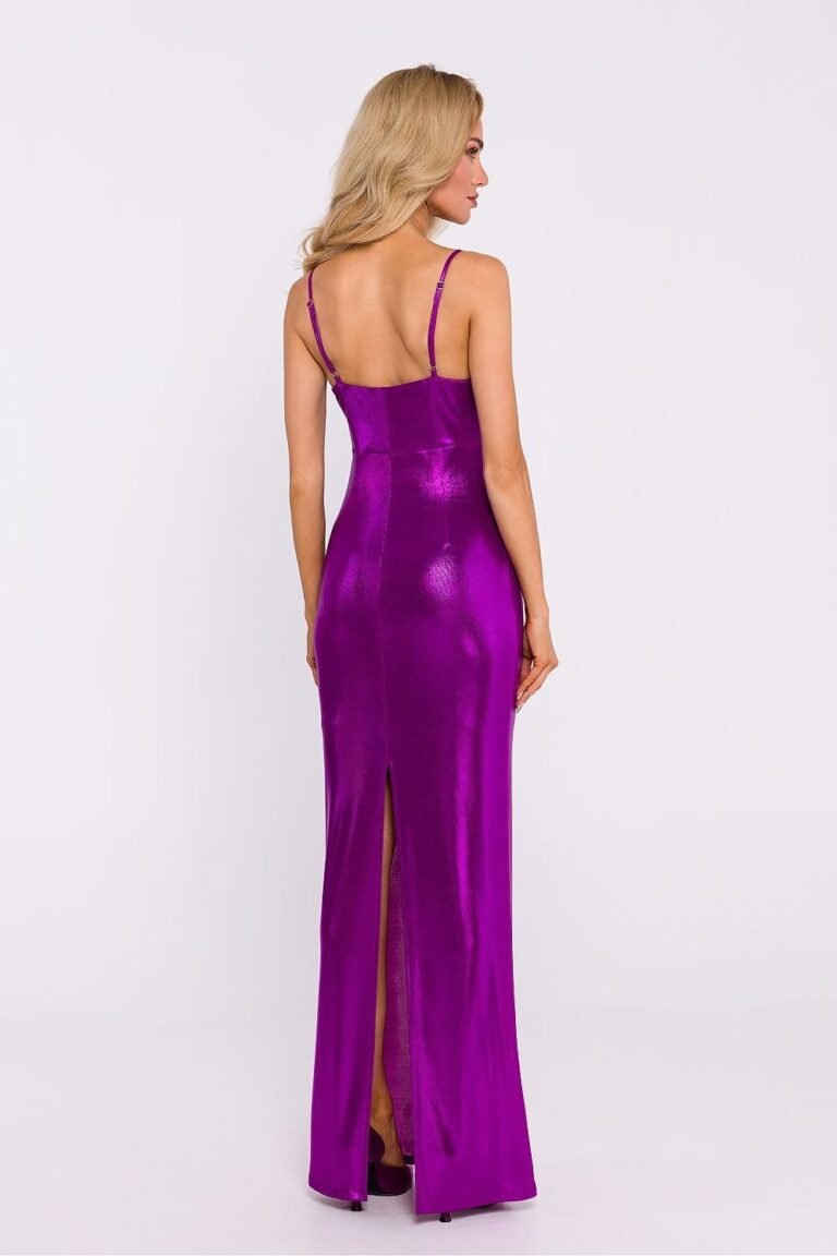 Robe De Soiree Metallique Chic Longue Moulante 4