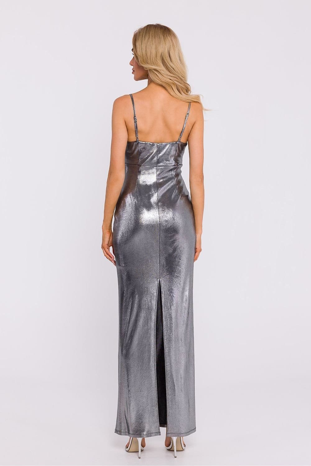 Robe De Soiree Metallique Chic Longue Moulante 6