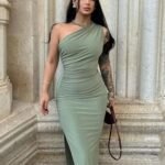 Robe De Soiree Midi Chic Moulante 3