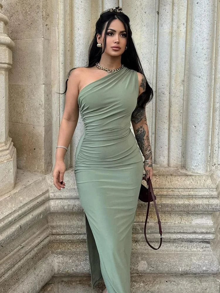 Robe De Soiree Midi Chic Moulante 3