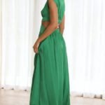 Robe De Soiree Midi Fluide Col Halter 10