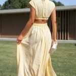Robe De Soiree Midi Fluide Col Halter 6