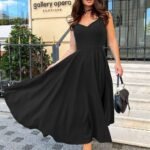 Robe De Soiree Noire Chic Evasee 3
