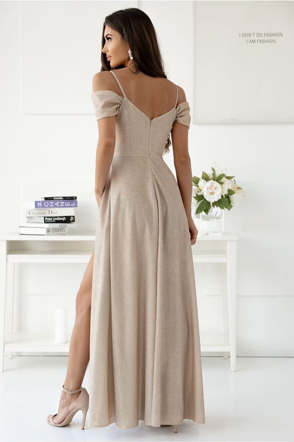 Robe De Soiree Paillette Longue Fendue 10