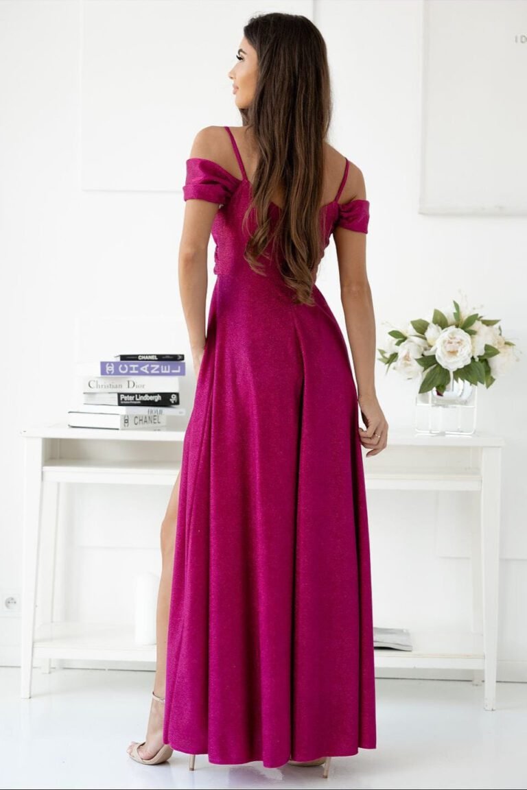 Robe De Soiree Paillette Longue Fendue 12