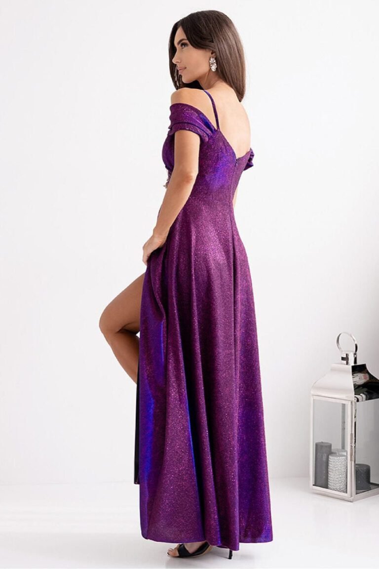 Robe De Soiree Paillette Longue Fendue 19