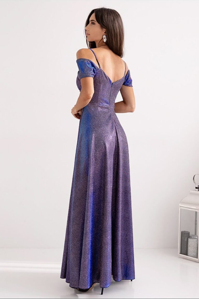 Robe De Soiree Paillette Longue Fendue 22