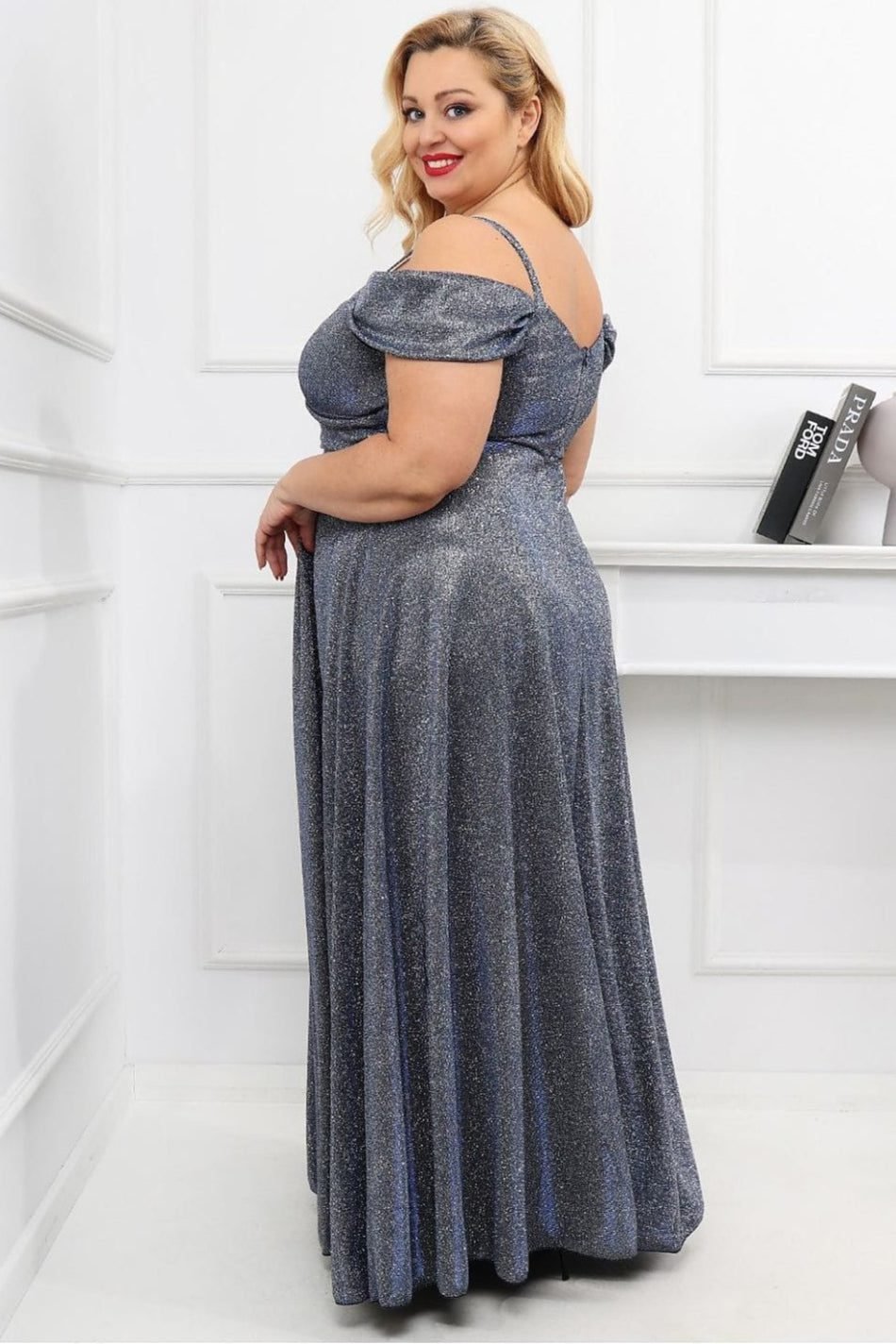 Robe De Soiree Paillette Longue Fendue 33