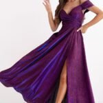 Robe De Soiree Paillette Longue Fendue 48